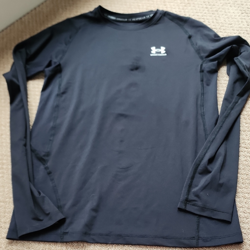 Under Armour Men's Charcoal Long Sleeve Tee